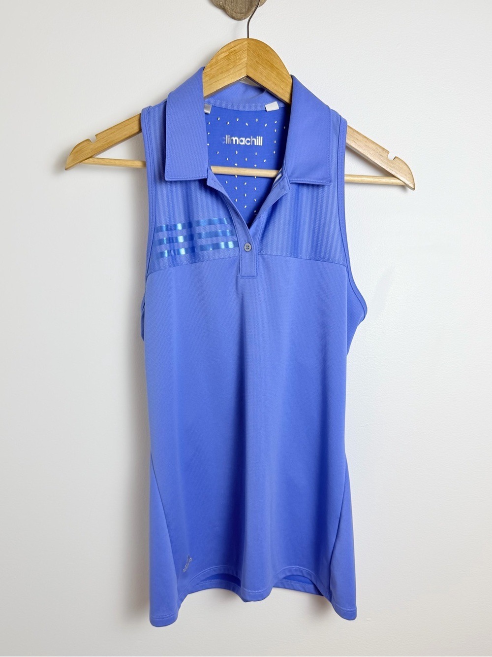Athleisure Adidas Climachill Sleeveless Golf Polo Tank M